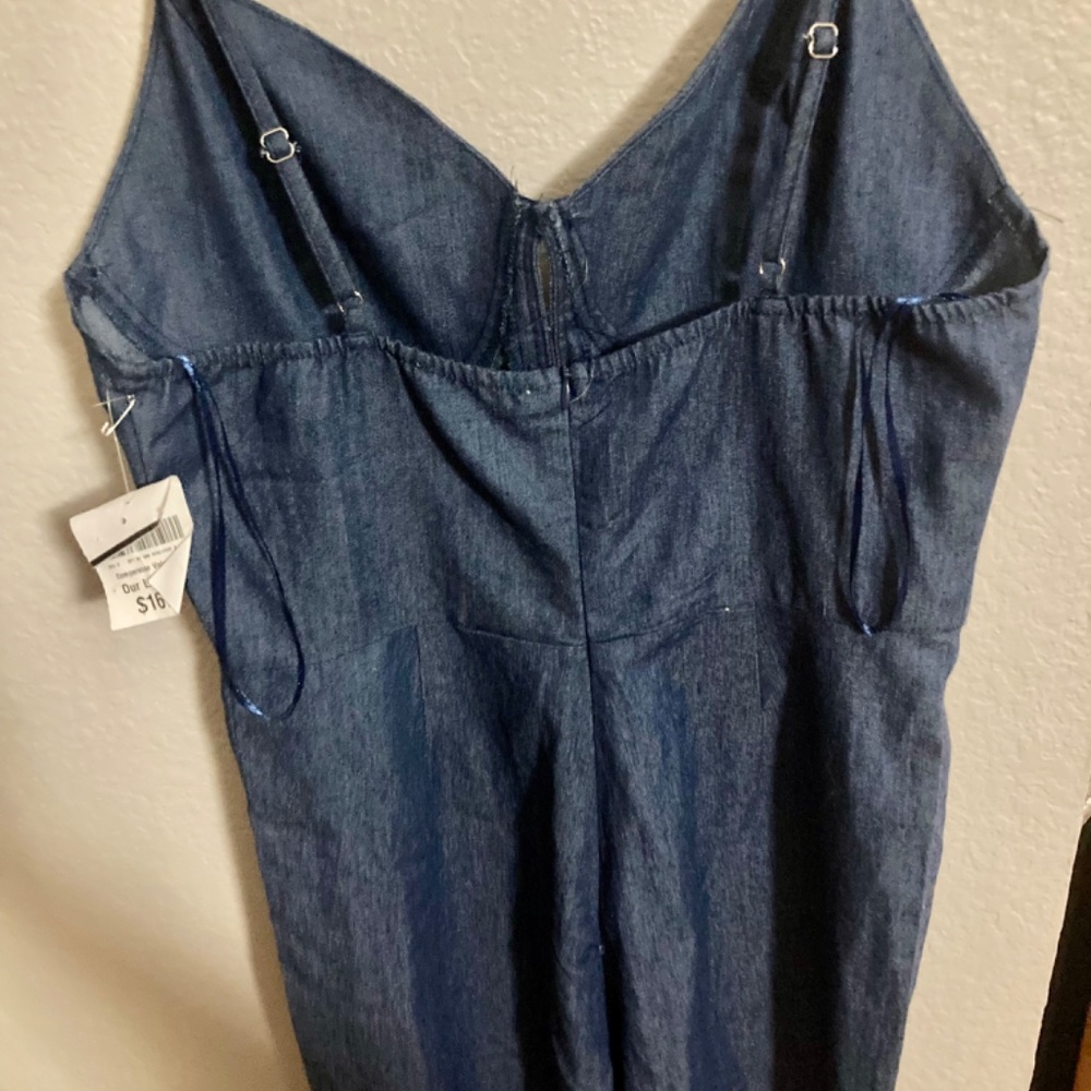 Denim Jumpsuit - Picture 2 of 3